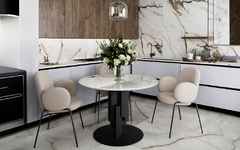 стул обеденный с подлокотниками Kalipso [15593] на металлокаркасе