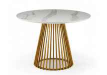 стол обеденный круглый Нэнси [625598] керамика