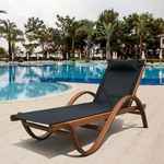 шезлонг-лежак Мальта [AFM-511A Black]