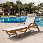 шезлонг-лежак Мальта [AFM-511C White]