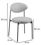 Стул Gawaii Diag bluе 41015108h_Diag_bluе