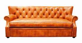 диван в гостиную Tesco [KS-998-3BR] кожаный