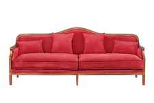 диван в гостиную Madesta [7LV-2976-R] 3-х местный, с высокой спинкой