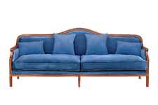 диван в гостиную Madesta [7LV-2976-BL] 3-х местный, с высокой спинкой