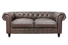 диван в гостиную Chesterfield [7LV24004-2-BRL] кожаный