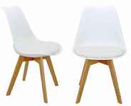 Комплект из 2-х стульев Eames Bon белый FR 0023P