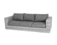 диван садовый Боно [YH-C3515W brown] 3-х местный, ротанг искусственный