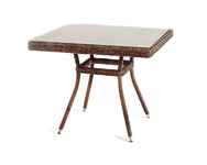 стол обеденный садовый Айриш [YH-T4428G brown] ротанг искусственный