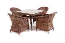 комплект мебели обеденный Фредо [FC4T-5-SET brown] ротанг искусственный