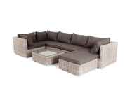 комплект мебели для отдыха Лунго [LS5O1T1-7-SET beige] ротанг искусственный