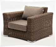 кресло садовое Боно [YH-C1515W brown] ротанг искусственный