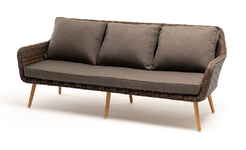 диван садовый Прованс [YH-SYH272W-S3 brown] 3-х местный, ротанг искусственный