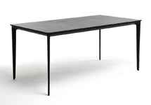 стол обеденный прямоугольный Малага [GRAY-140-80-A black]