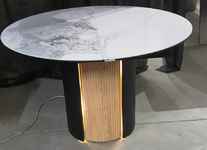 стол обеденный круглый БАТИСТ [480M06070] керамический